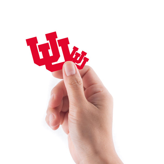 U of Utah - 5 Logo Minis (Mixed Sizes) - Official NCAA - Utah Utes - Reusable Vinyl Decals