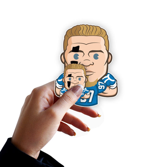 Aidan Hutchinson - 5 Emoji Minis (Mixed Sizes) - Official NFLPA - Detroit Lions - Reusable Vinyl Decals