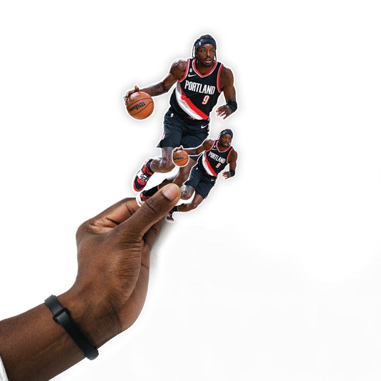 Jerami Grant - 5 Minis (Mixed Sizes) - Official NBA - Portland Trail Blazers - Reusable Vinyl Decals