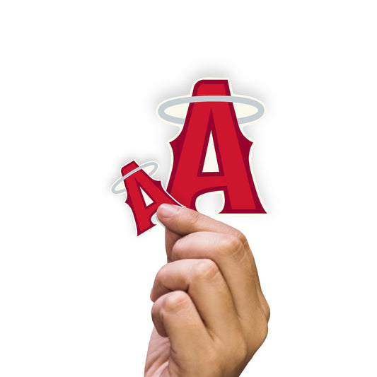 Los Angeles Angels - 5 Logo Minis (Mixed Sizes) - Official MLB - Reusable Vinyl Decals