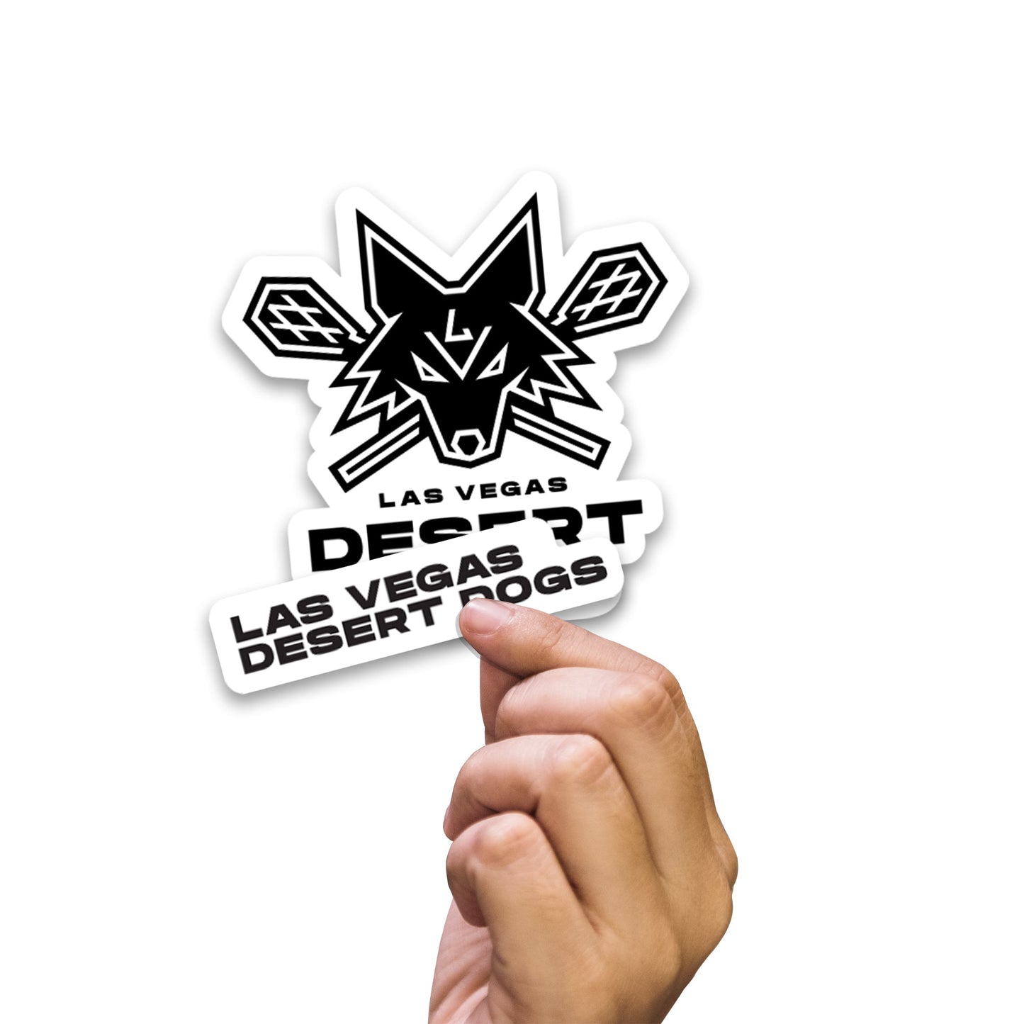 Las Vegas Desert Dogs: Logo Minis - Officially Licensed NLL Removable Adhesive Decal