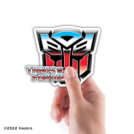 Transformers Classic - 5 Logo Minis (Mixed Sizes) - Official Hasbro - Autobots - Reusable Vinyl Decals