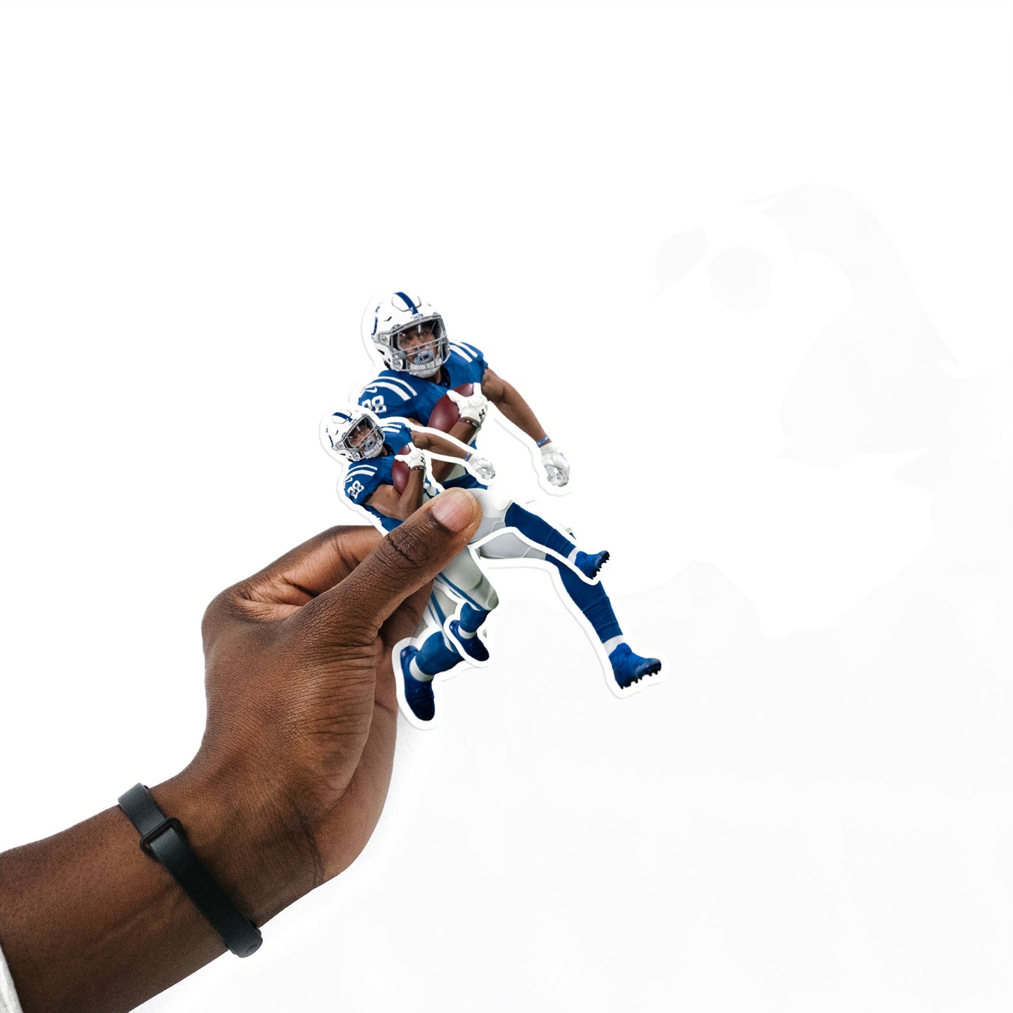 Jonathan Taylor - 5 Player Minis (Mixed Sizes) - Official NFL - Indianapolis Colts - Reusable Vinyl Decals