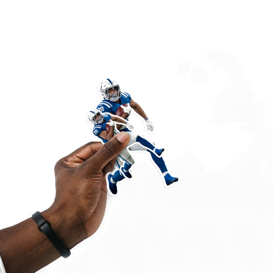 Jonathan Taylor - 5 Player Minis (Mixed Sizes) - Official NFL - Indianapolis Colts - Reusable Vinyl Decals