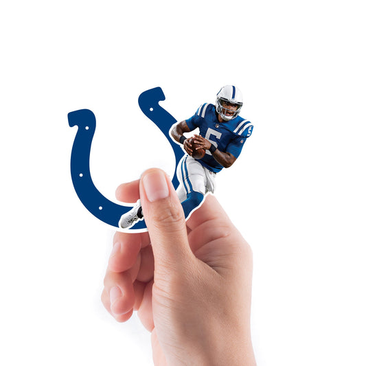 Anthony Richardson - 5 Minis (Mixed Sizes) - Official NFL - Indianapolis Colts - Reusable Vinyl Decals