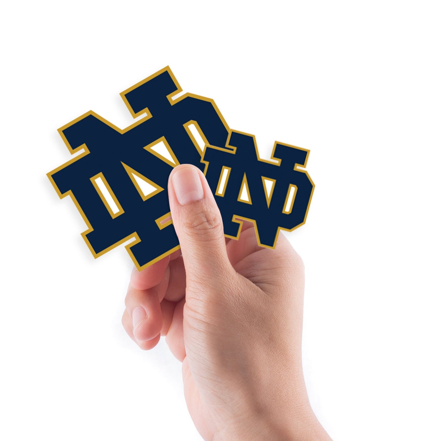 Notre Dame Fighting Irish - 5 Logo Minis (Mixed Sizes) - Official NCAA - Reusable Vinyl Decals