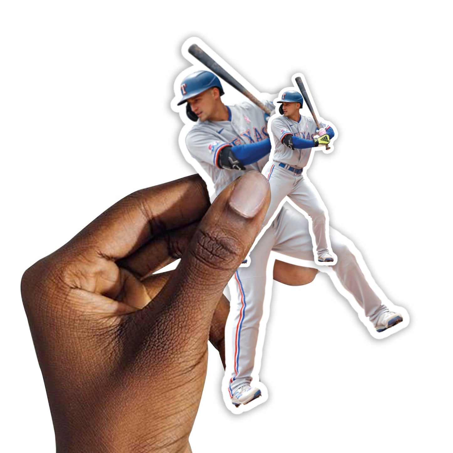 Corey Seager - 5 Player Minis (Mixed Sizes) - Official MLB - Texas Rangers - Reusable Vinyl Decals
