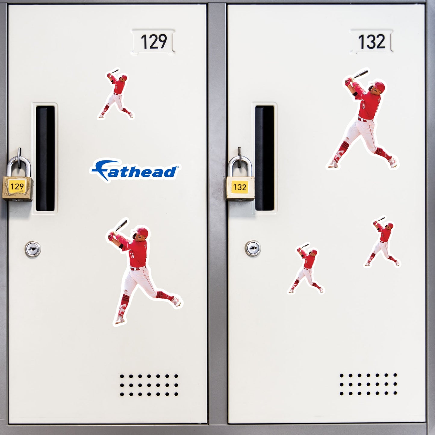 Joey Votto - 5 Player Minis (Mixed Sizes) - Official MLB - Cincinnati Reds - Reusable Vinyl Decals