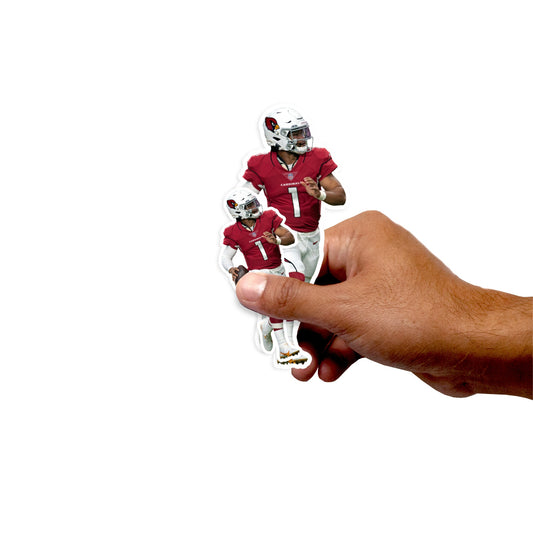 Kyler Murray - 5 Player Minis (Mixed Sizes) - Official NFL - Arizona Cardinals - Reusable Vinyl Decals