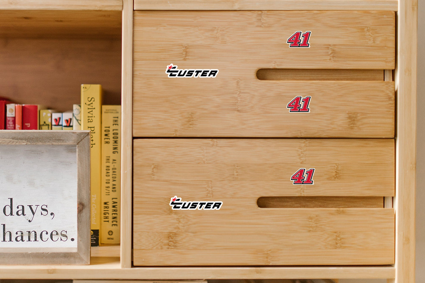 Cole Custer #41 - 5 Logo Minis (Mixed Sizes) - Official NASCAR - Reusable Vinyl Decals