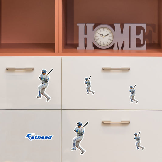 Salvador Perez - 5 Player Minis (Mixed Sizes) - Official MLB - Kansas City Royals - Reusable Vinyl Decals