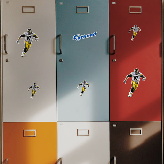 Cameron Heyward - 5 Minis (Mixed Sizes) - Official NFL - Pittsburgh Steelers - Reusable Vinyl Decals