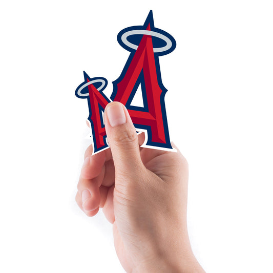 Los Angeles Angels - 5 Logo Minis (Mixed Sizes) - Official MLB - Reusable Vinyl Decals