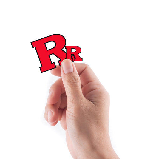 Rutgers Scarlet Knights - 5 Logo Minis (Mixed Sizes) - Official NCAA - Reusable Vinyl Decals