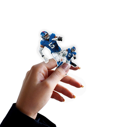 Kayvon Thibodeaux - 5 Minis (Mixed Sizes) - Official NFL - New York Giants - Reusable Vinyl Decals