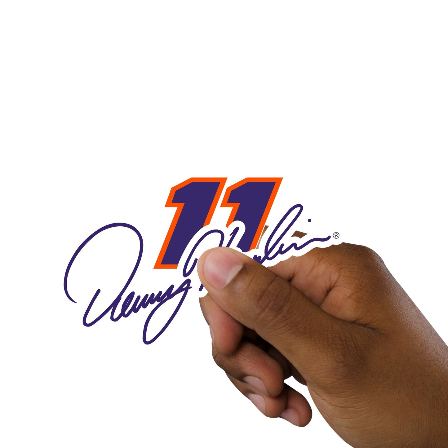 Denny Hamlin - 5 Logo Minis (Mixed Sizes) - Official NASCAR - Reusable Vinyl Decals
