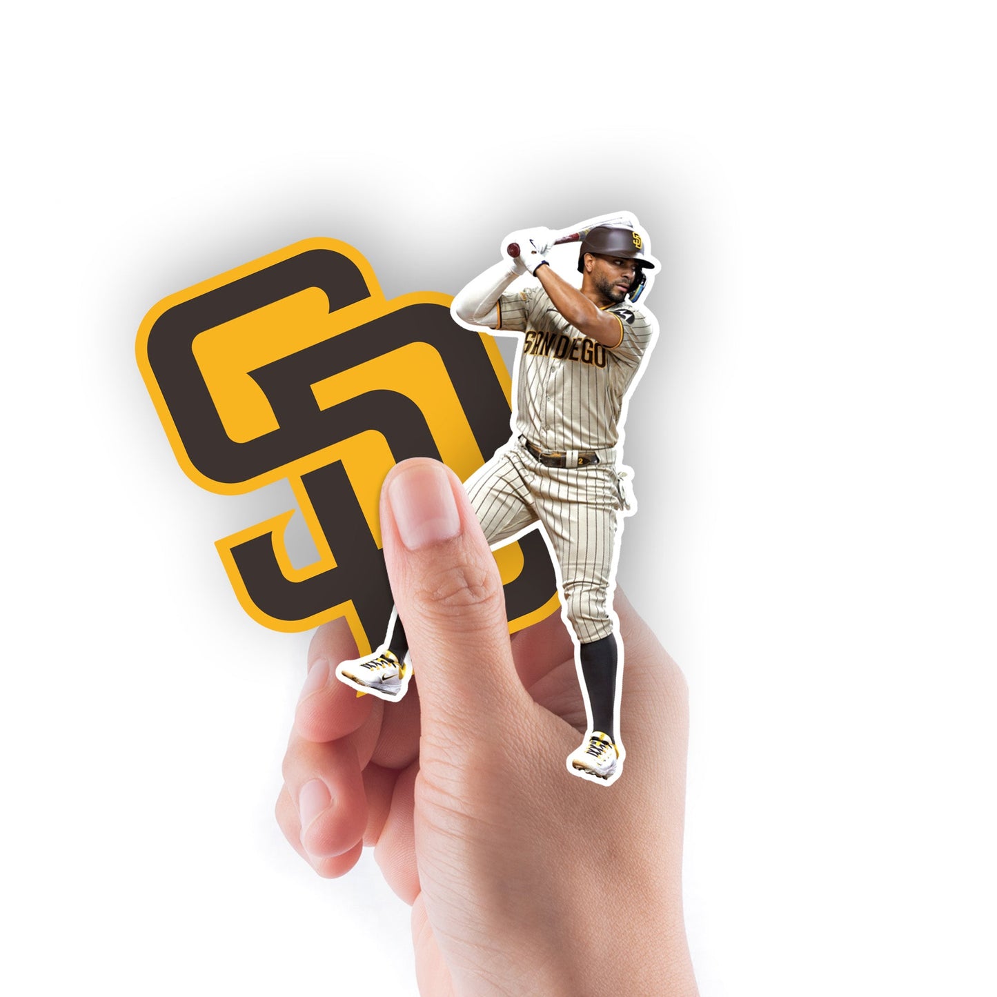 Xander Bogaerts - 5 Minis (Mixed Sizes) - Official MLB - San Diego Padres - Reusable Vinyl Decals