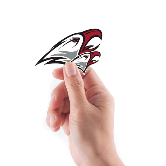 North Carolina Central Eagles - 5 Logo Minis (Mixed Sizes) - Official NCAA - Reusable Vinyl Decals