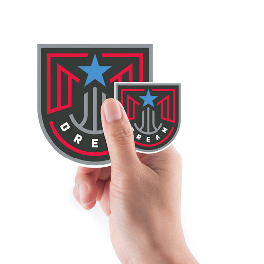 Atlanta Dream - 5 Logo Minis (Mixed Sizes) - Official WNBA - Reusable Vinyl Decals