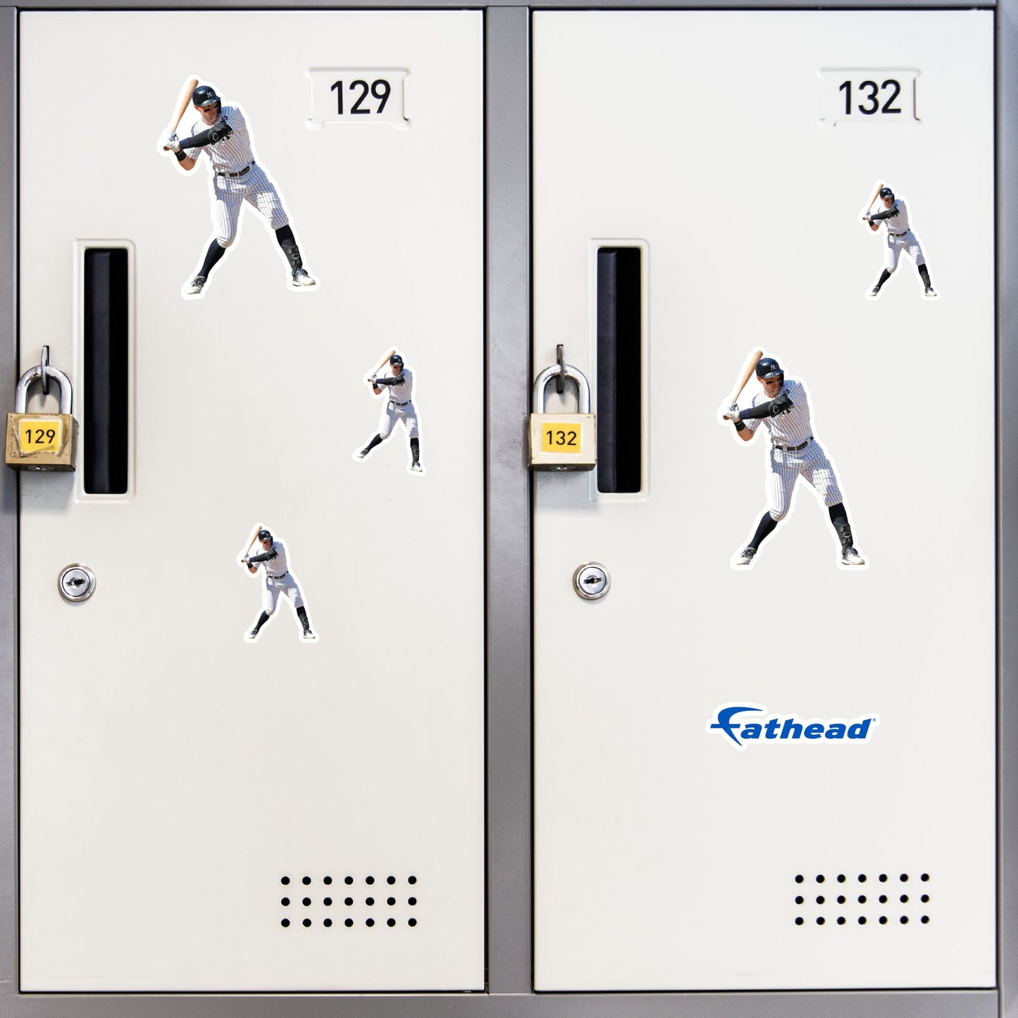 Aaron Judge - 5 Player Minis (Mixed Sizes) - Official MLB - New York Yankees - Reusable Vinyl Decals