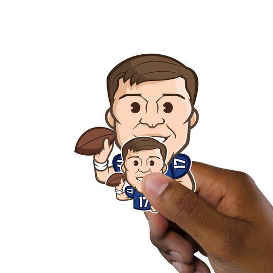 Josh Allen - 5 Emoji Minis (Mixed Sizes) - Official NFLPA - Buffalo Bills - Reusable Vinyl Decals