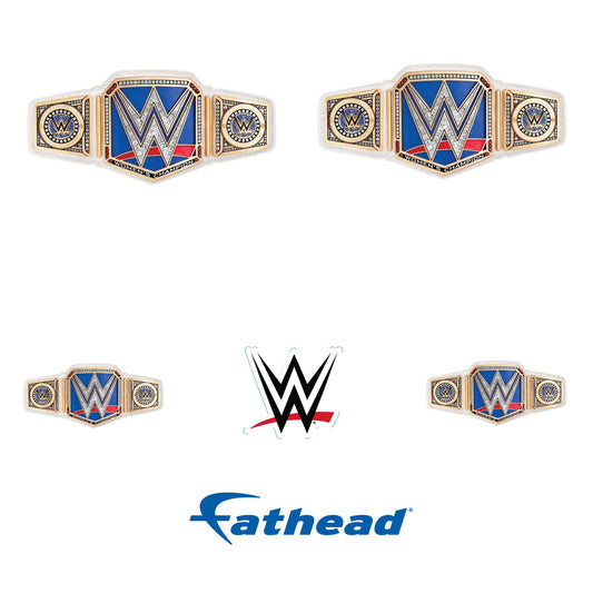 Smackdown Women's Title - 5 Minis (Mixed Sizes) - Official WWE - Reusable Vinyl Decals