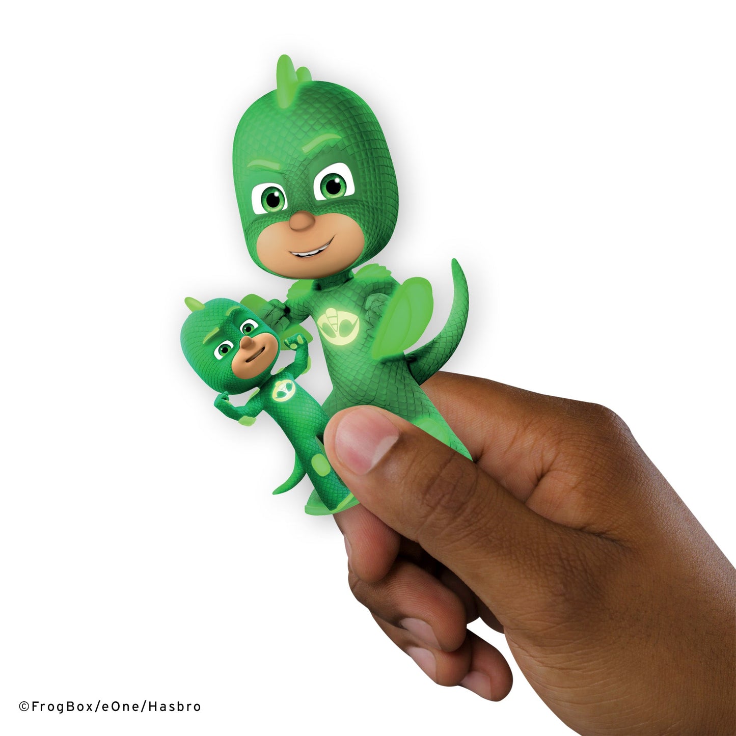 PJ Masks - 5 Gekko Minis (Mixed Sizes) - Official Hasbro - Reusable Vinyl Decals