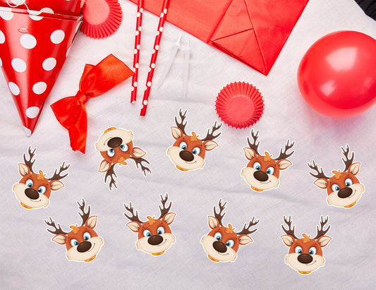 Rudolph - 1 Big Head Minis - Christmas - Official - Cardstock Cutouts