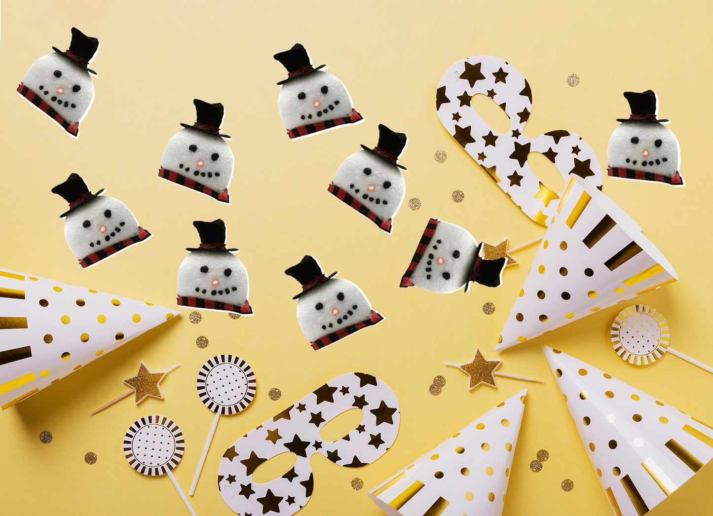 Christmas: Happy Snowman Minis        -      Big Head