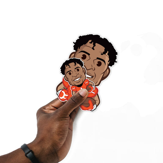 Ja'Marr Chase - 5 Emoji Minis (Mixed Sizes) - Official NFLPA - Cincinnati Bengals - Reusable Vinyl Decals