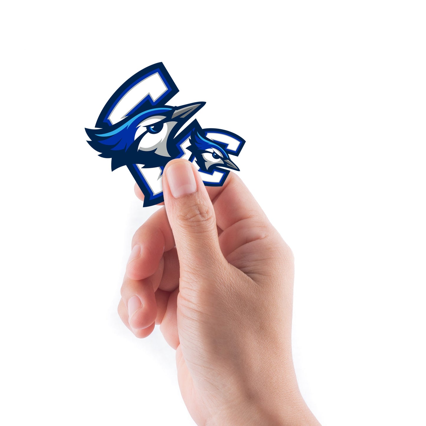 Creighton Bluejays - 5 Logo Minis (Mixed Sizes) - Official NCAA - Reusable Vinyl Decals