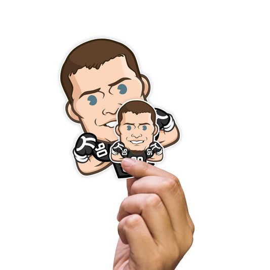 T.J. Watt - 5 Emoji Minis (Mixed Sizes) - Official NFLPA - Pittsburgh Steelers - Reusable Vinyl Decals