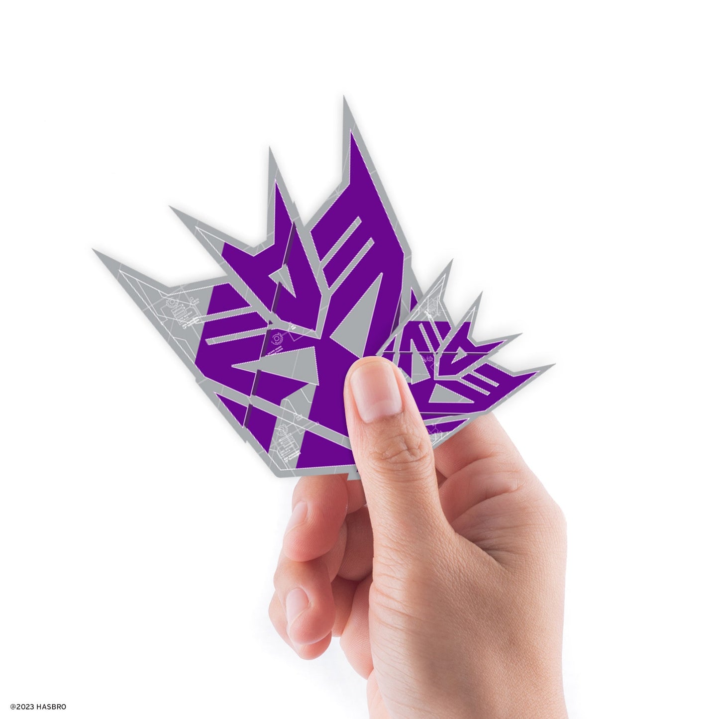 Transformers - 5 Icon Minis (Mixed Sizes) - Official Hasbro - Decepticons - Reusable Vinyl Decals