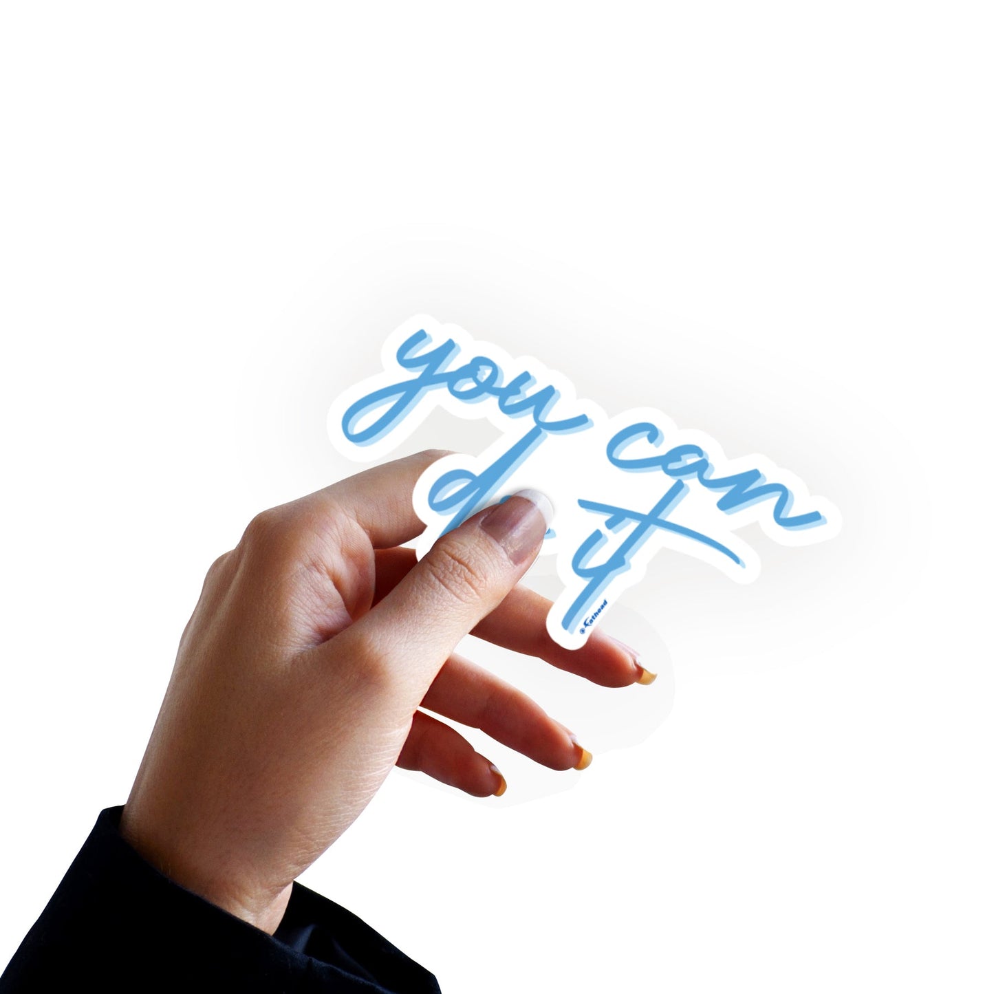 Sheet of 3 -Positivity: You can do it Minis - Removable Adhesive Decal