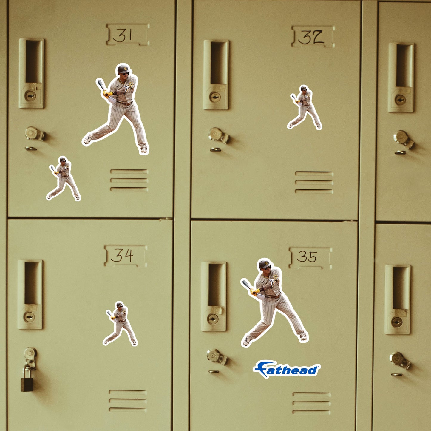 Manny Machado - 5 Player Minis (Mixed Sizes) - Official MLB - San Diego Padres - Reusable Vinyl Decals