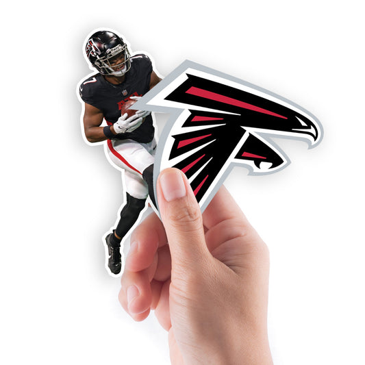 Bijan Robinson - 5 Minis (Mixed Sizes) - Official NFL - Atlanta Falcons - Reusable Vinyl Decals