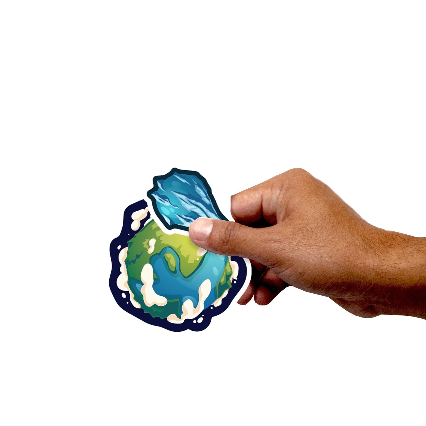 Sheet of 5 -Planets: Planets Minis        -   Removable    Adhesive Decal