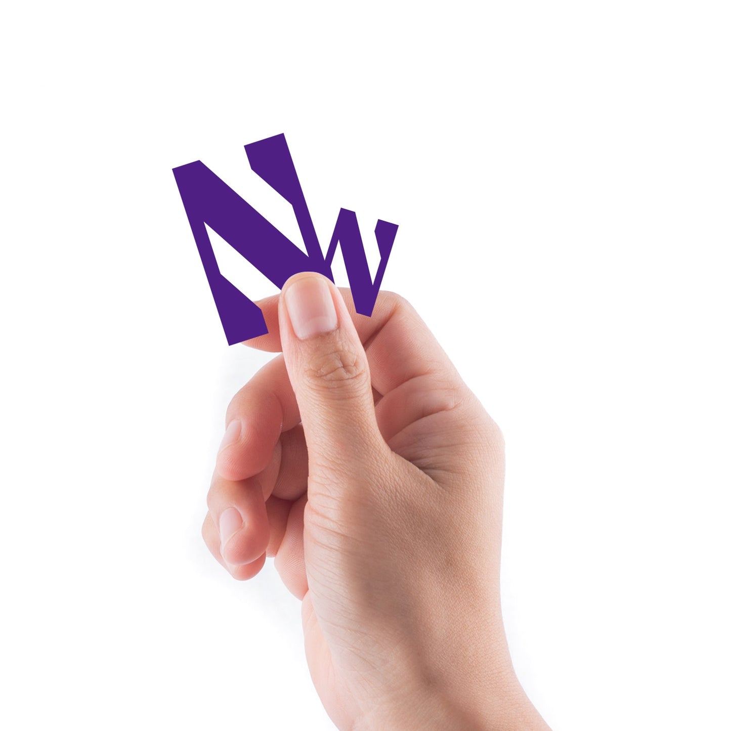 Northwestern Wildcats - 5 Logo Minis (Mixed Sizes) - Official NCAA - Reusable Vinyl Decals