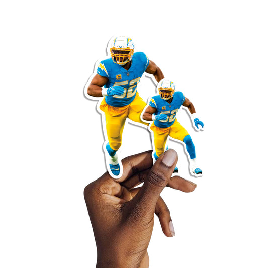 Khalil Mack - 5 Minis (Mixed Sizes) - Official NFL - Los Angeles Chargers - Reusable Vinyl Decals