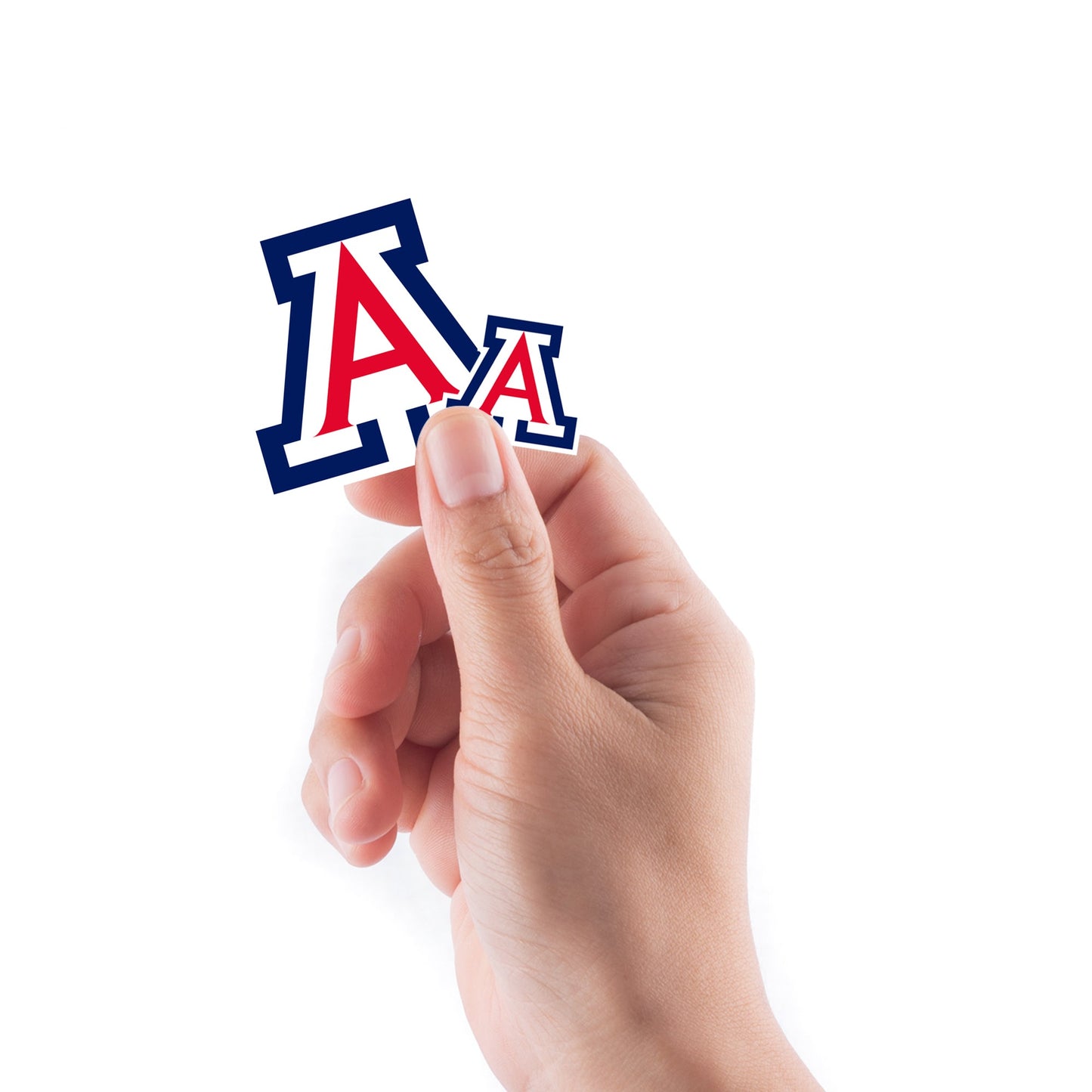 U of Arizona - 5 Logo Minis (Mixed Sizes) - Official NCAA - Arizona Wildcats - Reusable Vinyl Decals