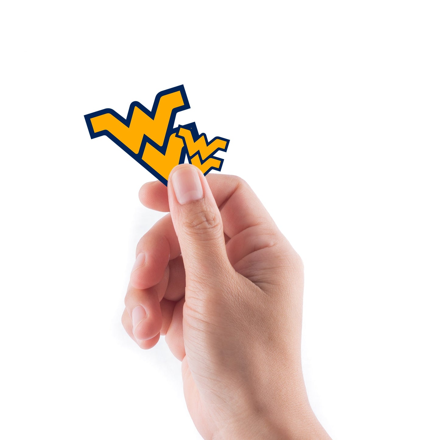 West Virginia Mountaineers - 5 Logo Minis (Mixed Sizes) - Official NCAA - Reusable Vinyl Decals