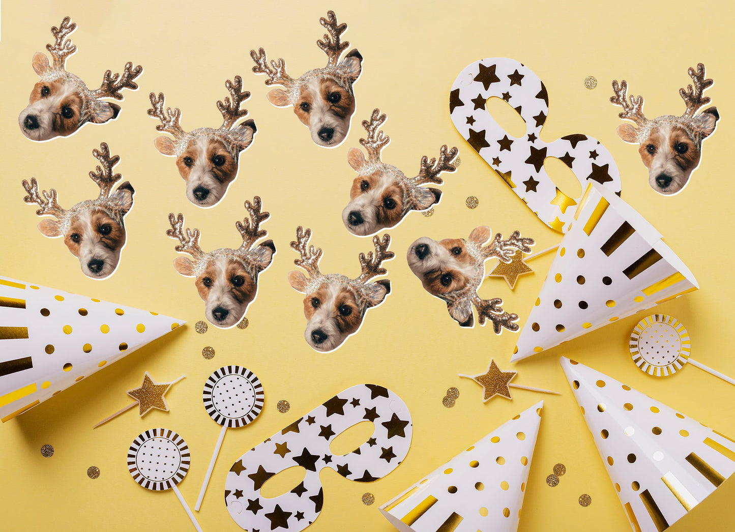 Christmas: Christmas Puppy Minis - Big Head