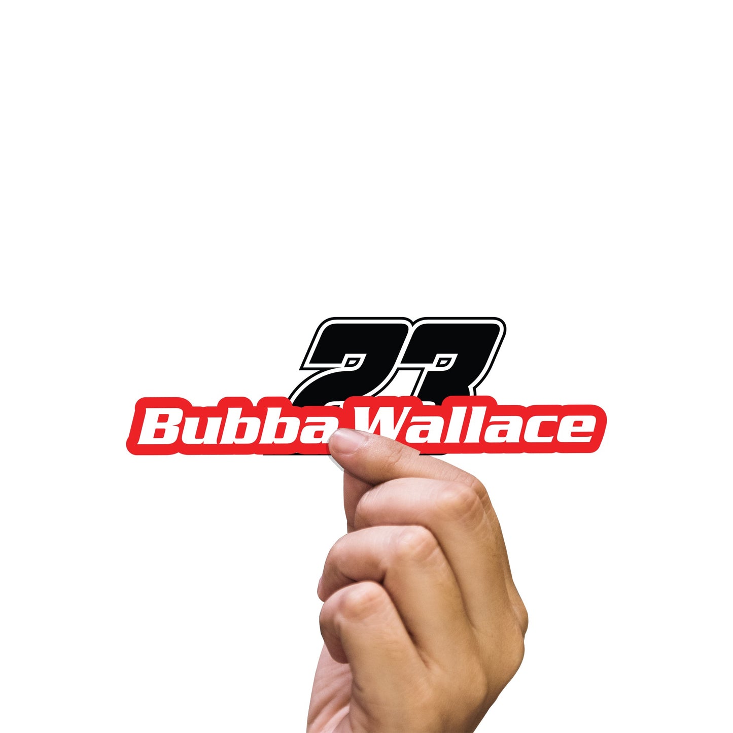 Bubba Wallace - 5 Logo Minis (Mixed Sizes) - Official NASCAR - Reusable Vinyl Decals